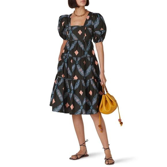 ULLA JOHNSON Women's Printed Nora Dress - Picture 1 of 10